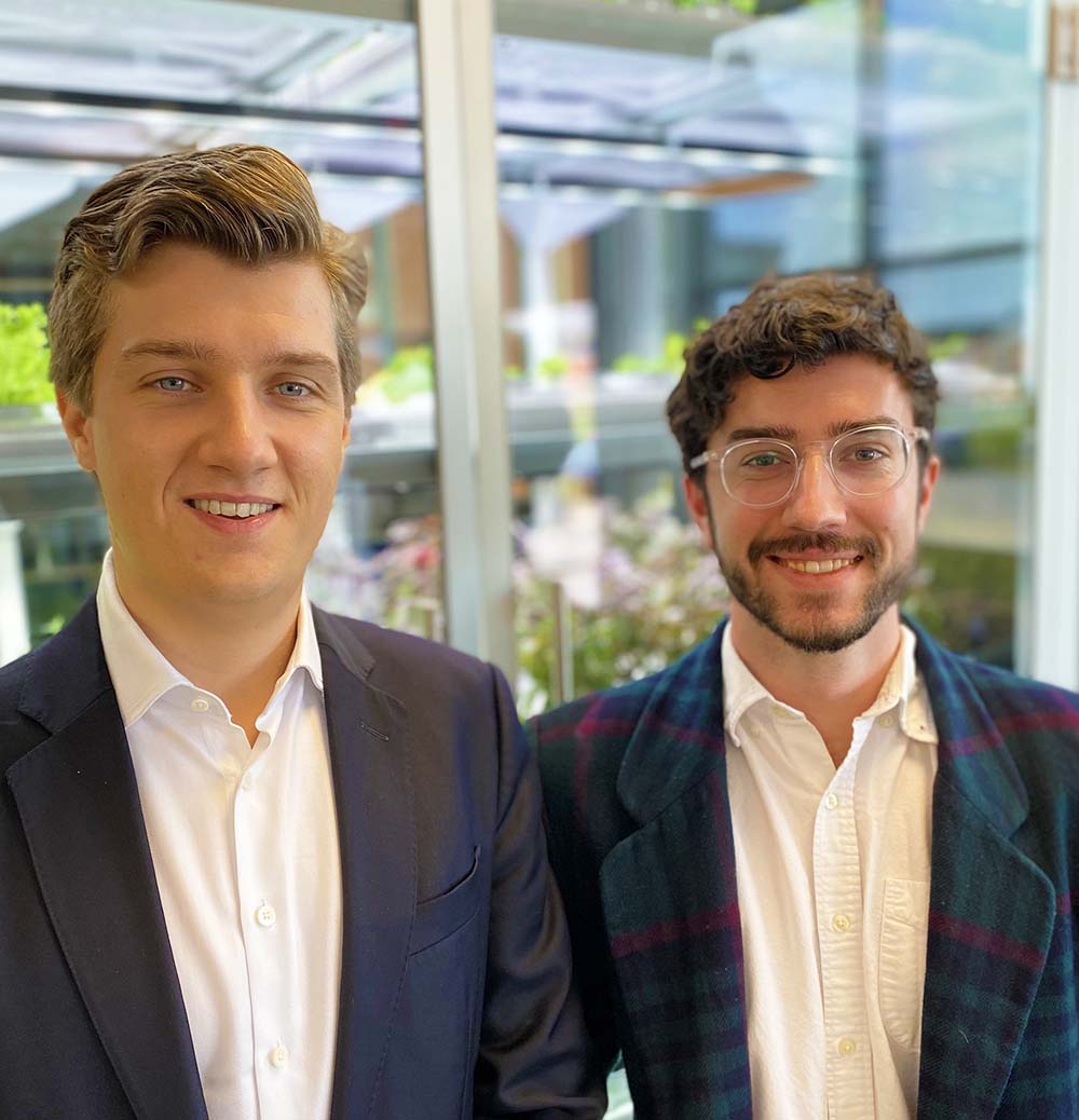 Close up of founders Alexander And Graham