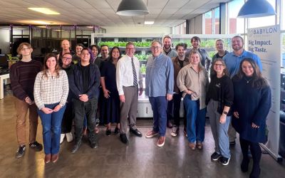 Babylon Micro-Farms Hosts Virginia Secretary of Agriculture in Celebration of World Food Day